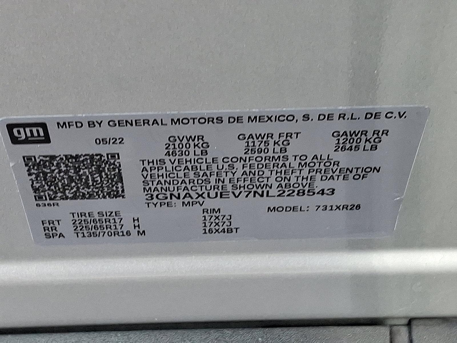 2022 Chevrolet Equinox Vehicle Photo in Harrisburg, PA 17111