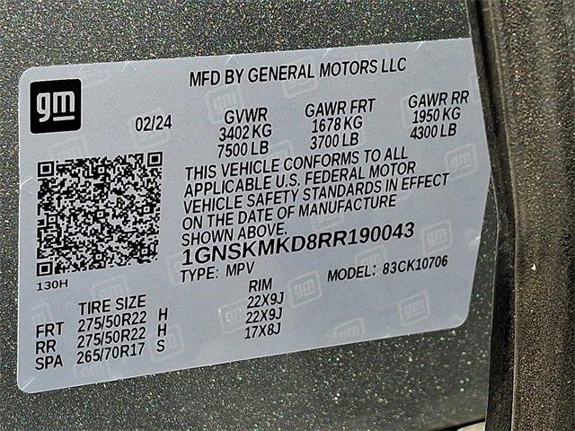 2024 Chevrolet Tahoe Vehicle Photo in LANCASTER, PA 17601-0000