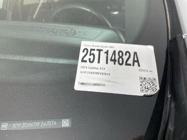 2024 Cadillac XT4 Vehicle Photo in GILBERT, AZ 85297-0402