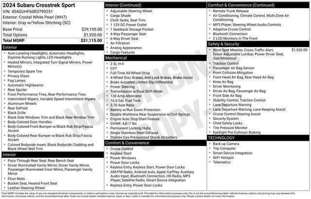 2024 Subaru Crosstrek Vehicle Photo in Puyallup, WA 98371