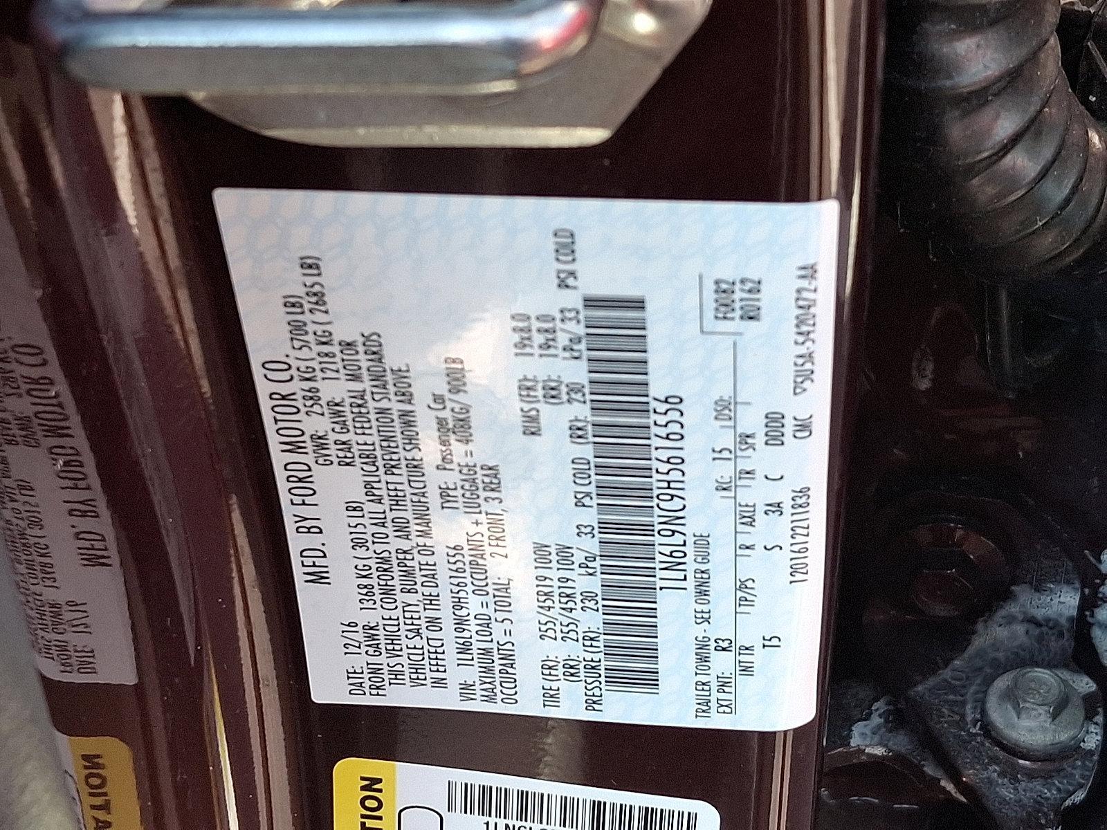 2017 Lincoln Continental Vehicle Photo in Harrisburg, PA 17111