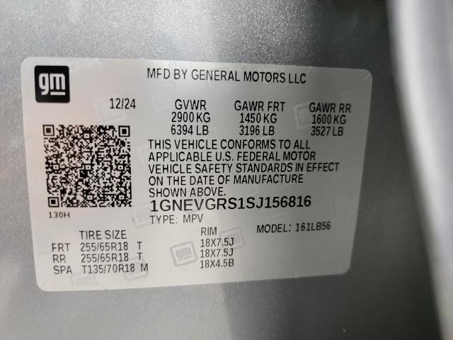 2025 Chevrolet Traverse Vehicle Photo in NEENAH, WI 54956-2243