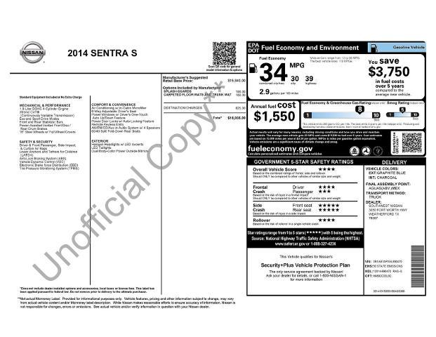 2014 Nissan Sentra Vehicle Photo in Weatherford, TX 76087