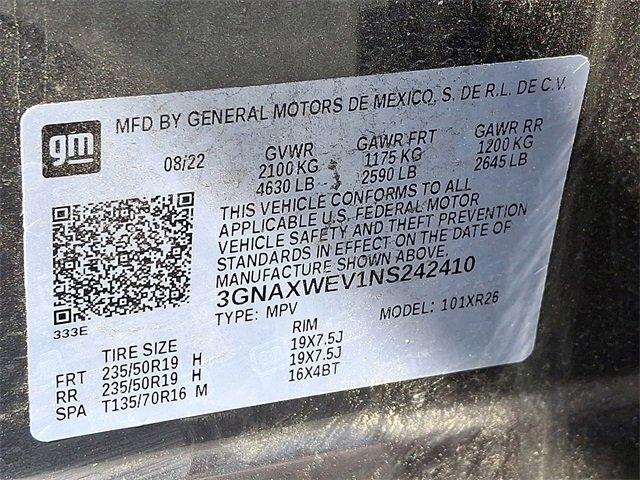 2022 Chevrolet Equinox Vehicle Photo in LANCASTER, PA 17601-0000