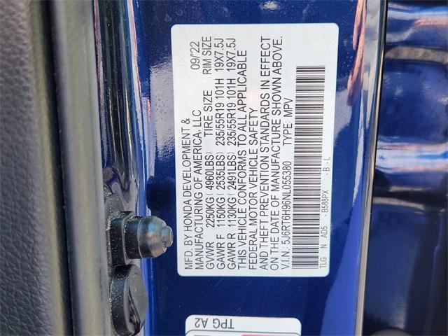 2022 Honda CR-V Hybrid Vehicle Photo in AURORA, CO 80012-4011
