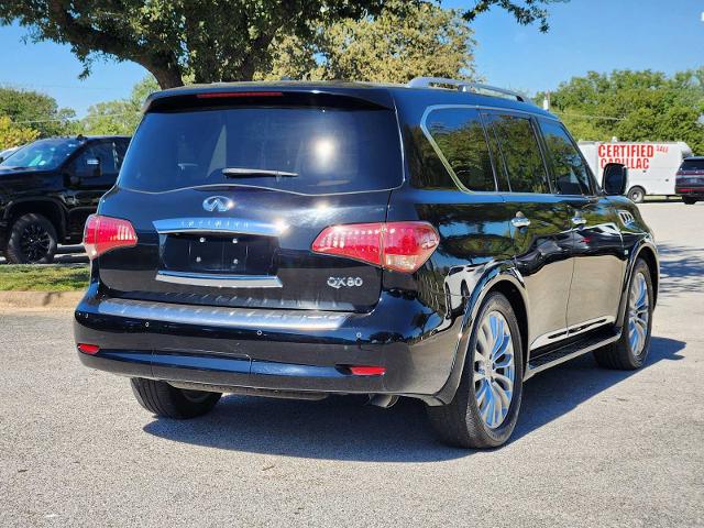 2016 INFINITI QX80 Vehicle Photo in DENTON, TX 76210-9321
