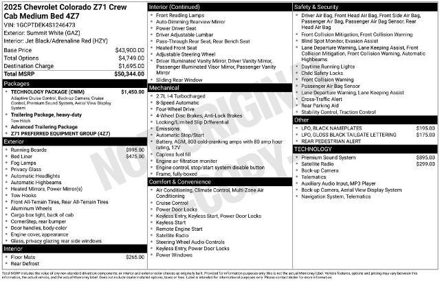 2025 Chevrolet Colorado Vehicle Photo in Camby, IN 46113