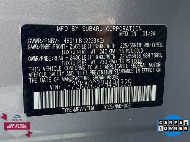 2024 Subaru Forester Vehicle Photo in Puyallup, WA 98371