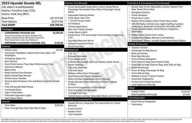 2023 Hyundai SONATA Vehicle Photo in Flemington, NJ 08822