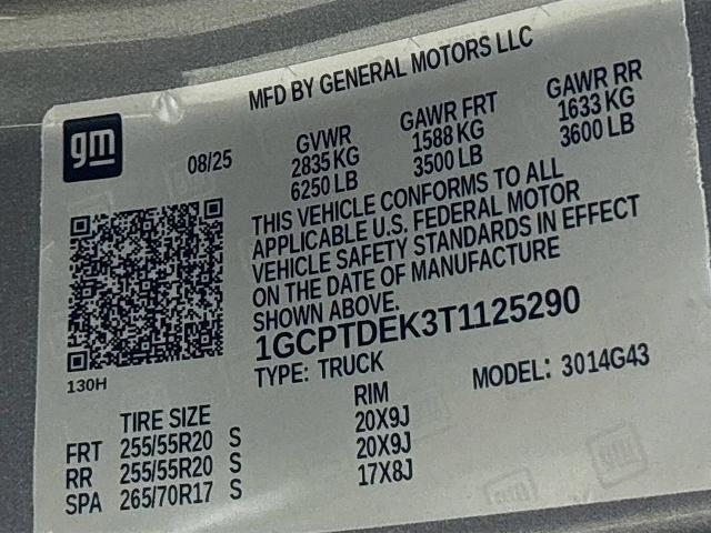 2026 Chevrolet Colorado Vehicle Photo in PUYALLUP, WA 98371-4149