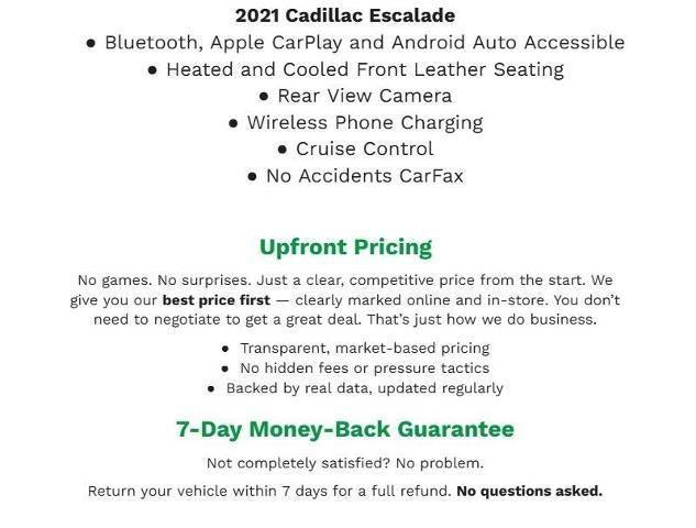 2021 Cadillac Escalade Vehicle Photo in Neenah, WI 54956