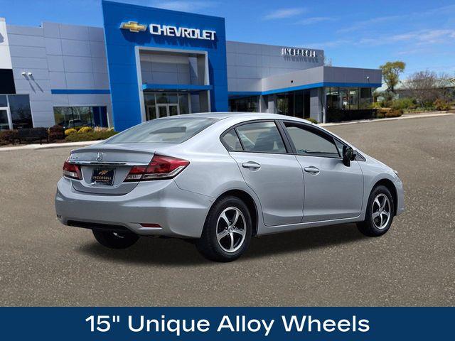 2015 Honda Civic Sedan Vehicle Photo in DANBURY, CT 06810-5034