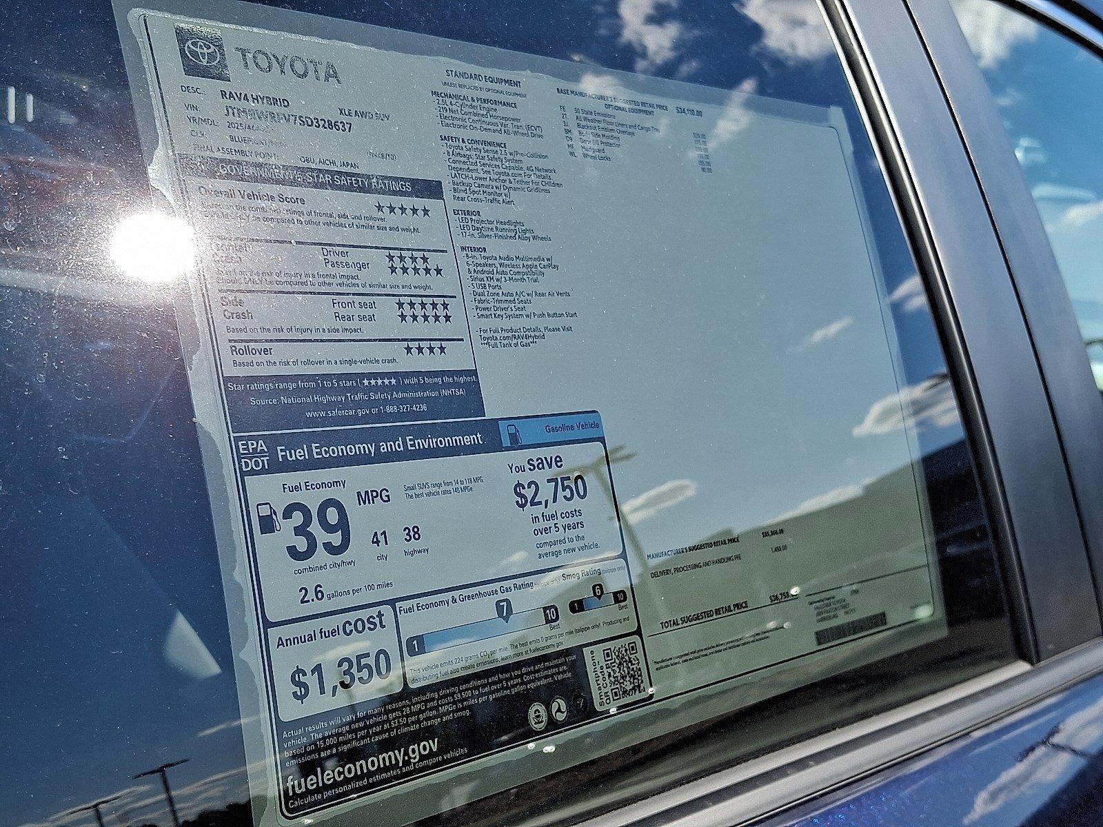 2025 Toyota RAV4 Vehicle Photo in Harrisburg, PA 17111