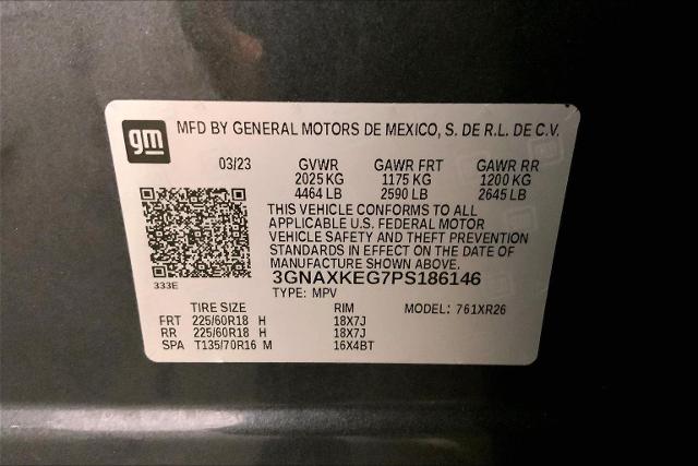 2023 Chevrolet Equinox Vehicle Photo in INDEPENDENCE, MO 64055-1314