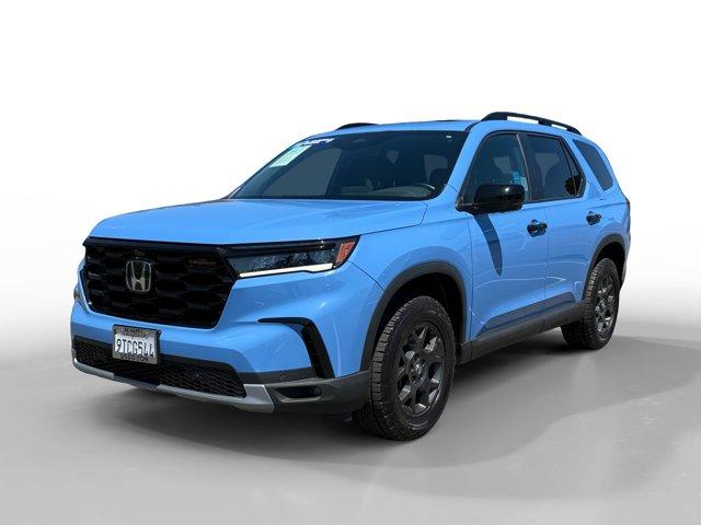 Blue 2025 Honda Pilot SUV / Crossover All-Wheel Drive Automatic