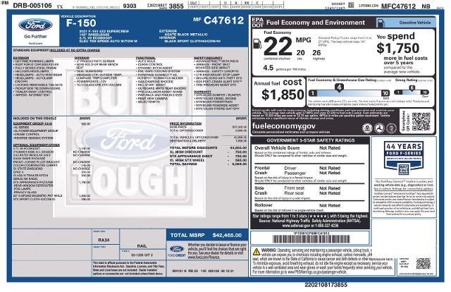 2021 Ford F-150 Vehicle Photo in Weatherford, TX 76087