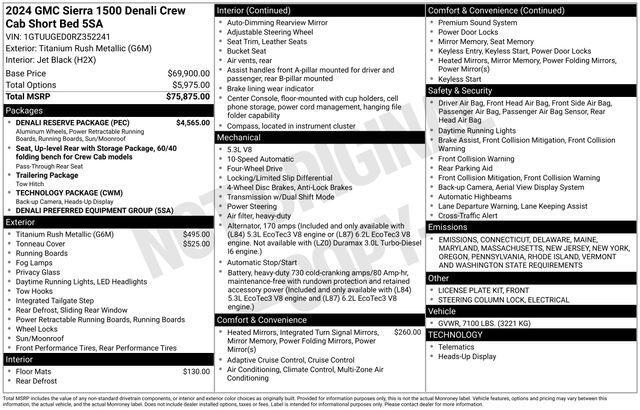 2024 GMC Sierra 1500 Vehicle Photo in DANBURY, CT 06810-5034