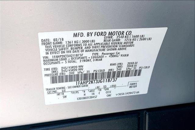 2018 Ford Taurus Vehicle Photo in KANSAS CITY, MO 64114-4502