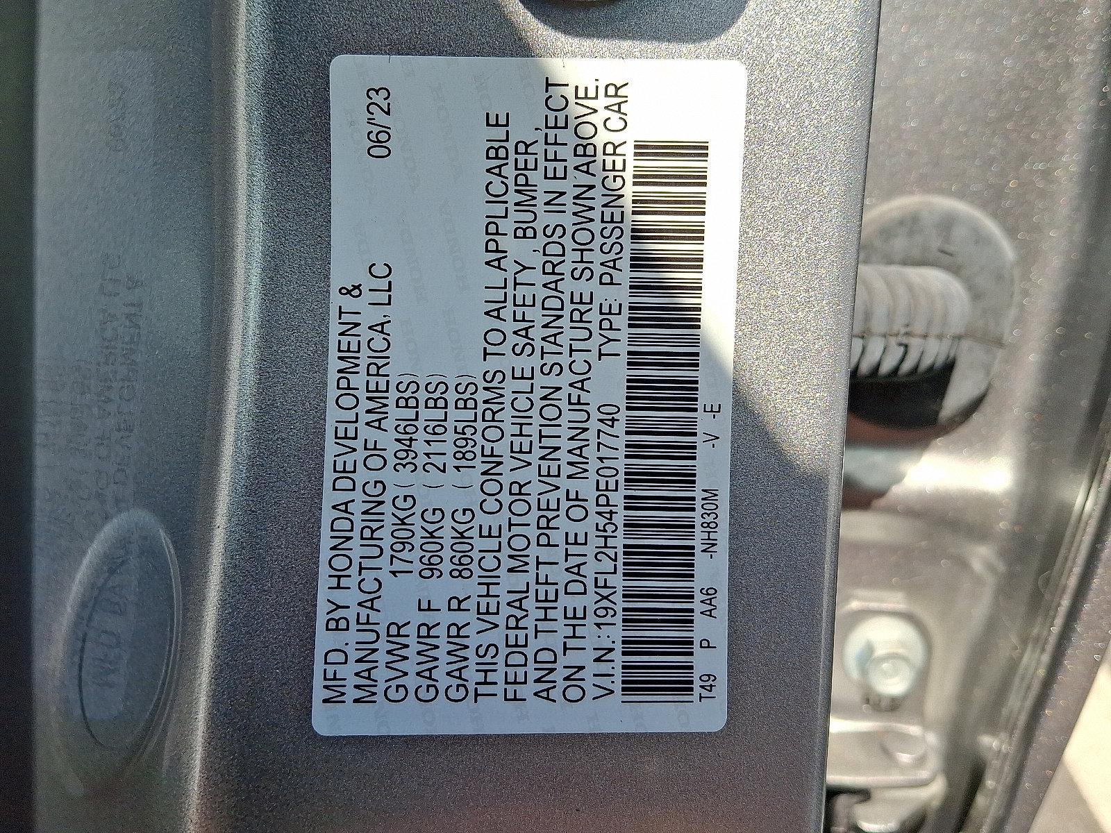 2023 Honda Civic Hatchback Vehicle Photo in Harrisburg, PA 17111