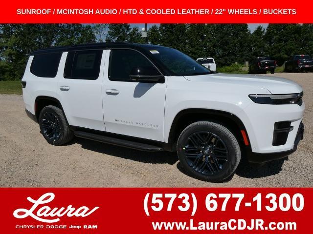 Bright White Clearcoat 2026 Jeep Grand Wagoneer SUV / Crossover Four-Wheel Drive Automatic
