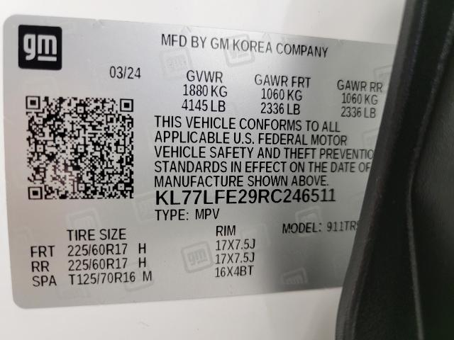 2024 Chevrolet Trax Vehicle Photo in NEENAH, WI 54956-2243