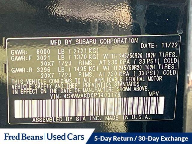 2023 Subaru Ascent Vehicle Photo in Doylestown, PA 18902