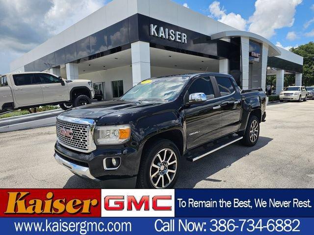 Onyx Black 2017 GMC Canyon Pickup Truck Four-Wheel Drive Automatic