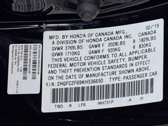 2019 Honda Civic Sedan Vehicle Photo in Puyallup, WA 98371