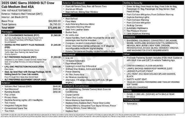 2025 GMC Sierra 3500 HD Vehicle Photo in PUYALLUP, WA 98371-4149