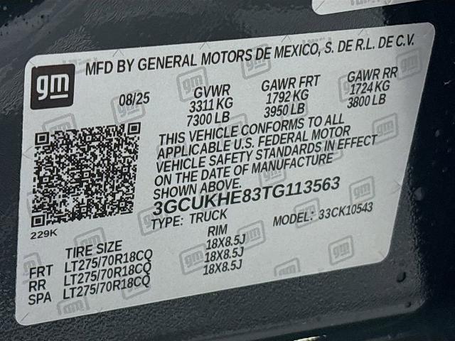 2026 Chevrolet Silverado 1500 Vehicle Photo in PUYALLUP, WA 98371-4149