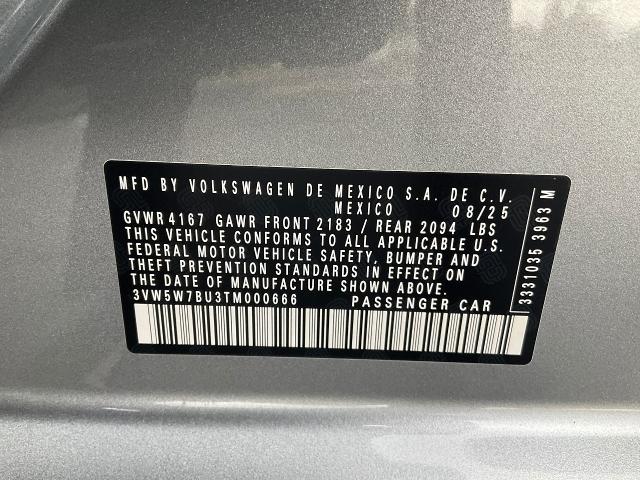 2026 Volkswagen Jetta Vehicle Photo in Oshkosh, WI 54904