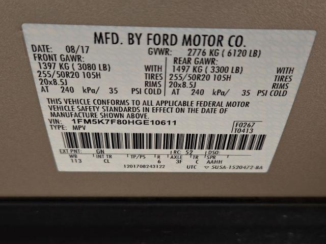 2017 Ford Explorer Vehicle Photo in Weatherford, TX 76087