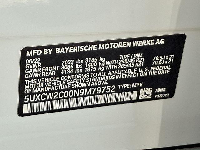2022 BMW X7 Vehicle Photo in DANBURY, CT 06810-5034