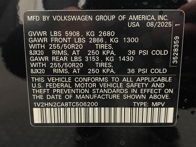 2026 Volkswagen Atlas Vehicle Photo in Appleton, WI 54913