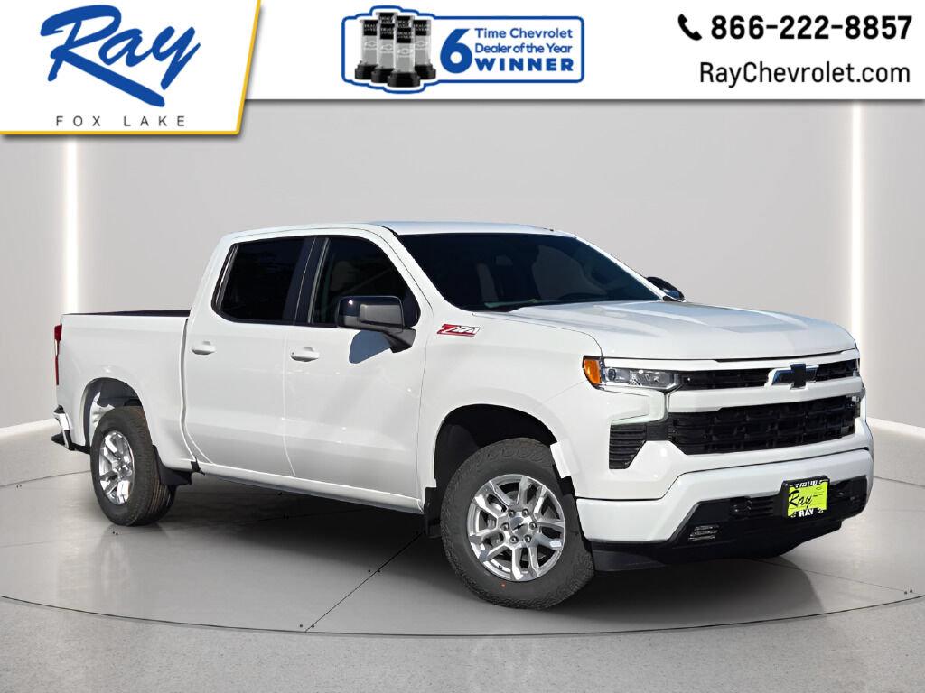 Summit White 2026 Chevrolet Silverado 1500 Pickup Truck Four-Wheel Drive Automatic