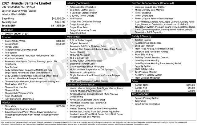 2021 Hyundai Santa Fe Vehicle Photo in DANBURY, CT 06810-5034