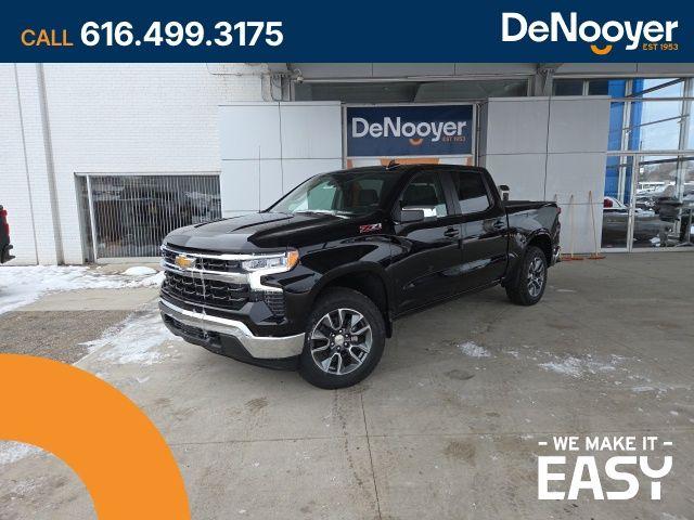 Black 2026 Chevrolet Silverado 1500 Pickup Truck Four-Wheel Drive Automatic