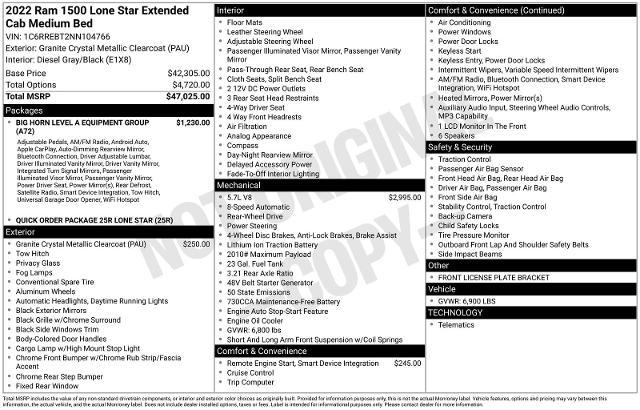 2022 Ram 1500 Vehicle Photo in Weatherford, TX 76087