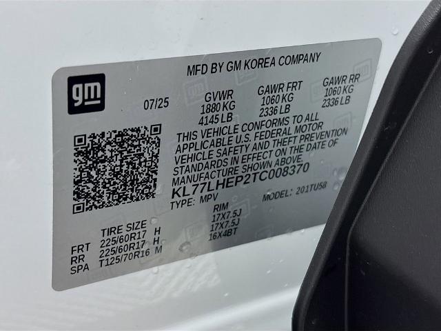 2026 Chevrolet Trax Vehicle Photo in PUYALLUP, WA 98371-4149