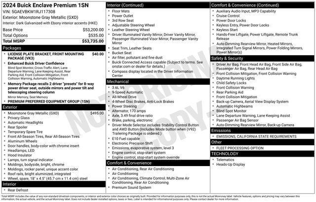 2024 Buick Enclave Vehicle Photo in DANBURY, CT 06810-5034