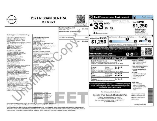 2021 Nissan Sentra Vehicle Photo in Flemington, NJ 08822