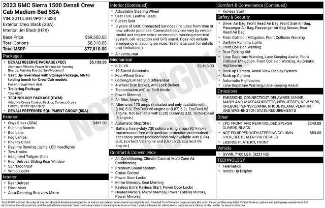2023 GMC Sierra 1500 Vehicle Photo in PUYALLUP, WA 98371-4149