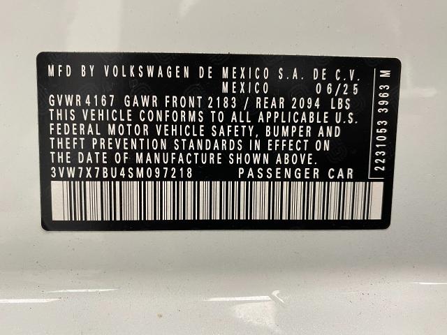 2025 Volkswagen Jetta Vehicle Photo in Appleton, WI 54913