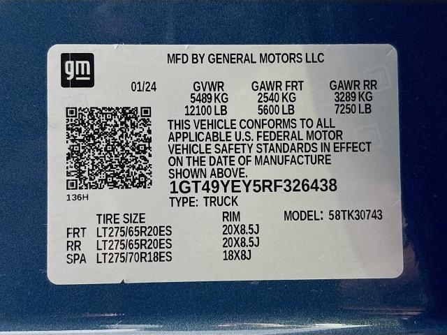 2024 GMC Sierra 3500 HD Vehicle Photo in PUYALLUP, WA 98371-4149