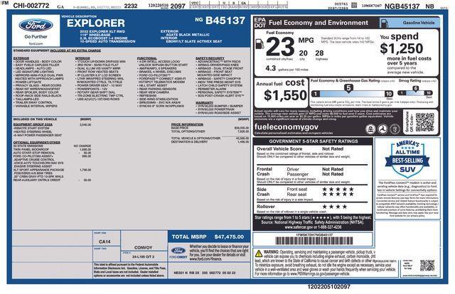 2022 Ford Explorer Vehicle Photo in DANBURY, CT 06810-5034