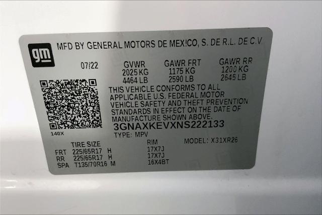 2022 Chevrolet Equinox Vehicle Photo in INDEPENDENCE, MO 64055-1314