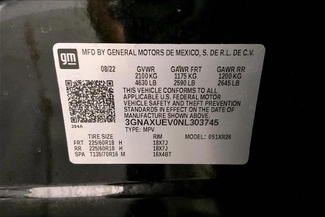 2022 Chevrolet Equinox Vehicle Photo in KANSAS CITY, MO 64114-4502