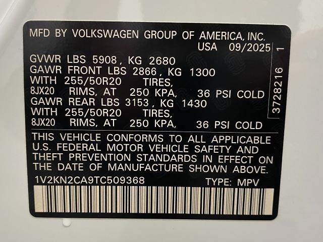 2026 Volkswagen Atlas Vehicle Photo in Appleton, WI 54913