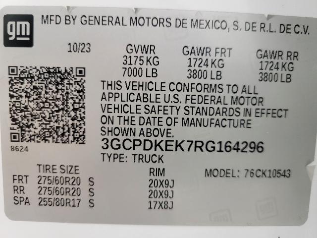 2024 Chevrolet Silverado 1500 Vehicle Photo in NEENAH, WI 54956-2243