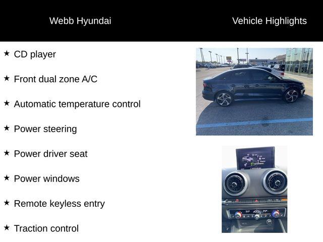 2020 Audi A3 Sedan Vehicle Photo in Merrillville, IN 46410